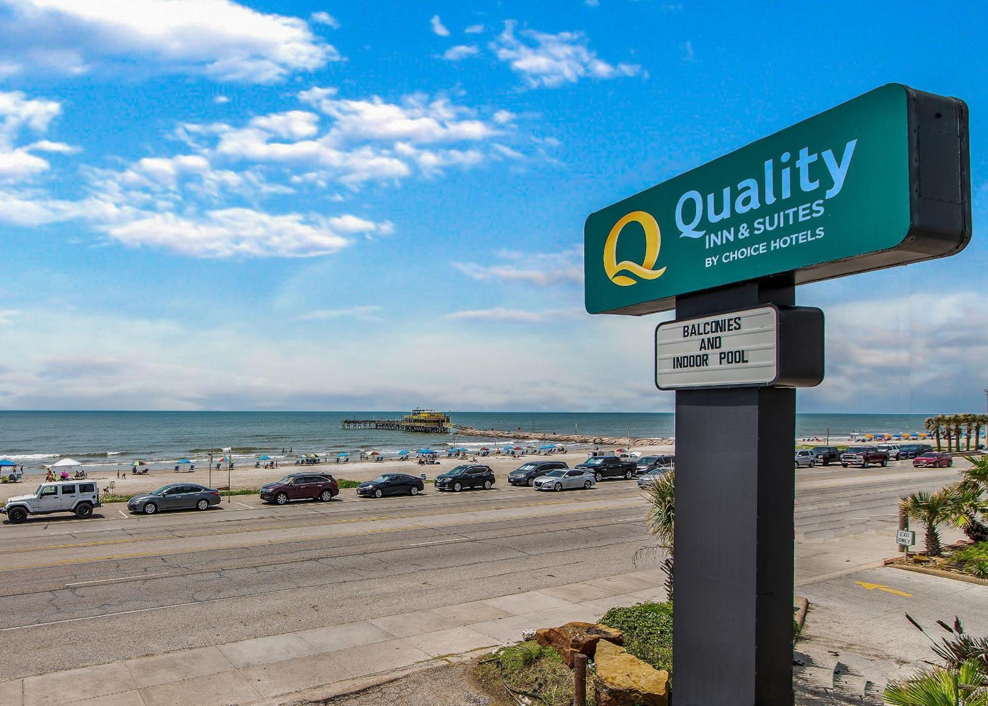 Quality Inn & Suites Galveston - Beachfront Buitenkant foto