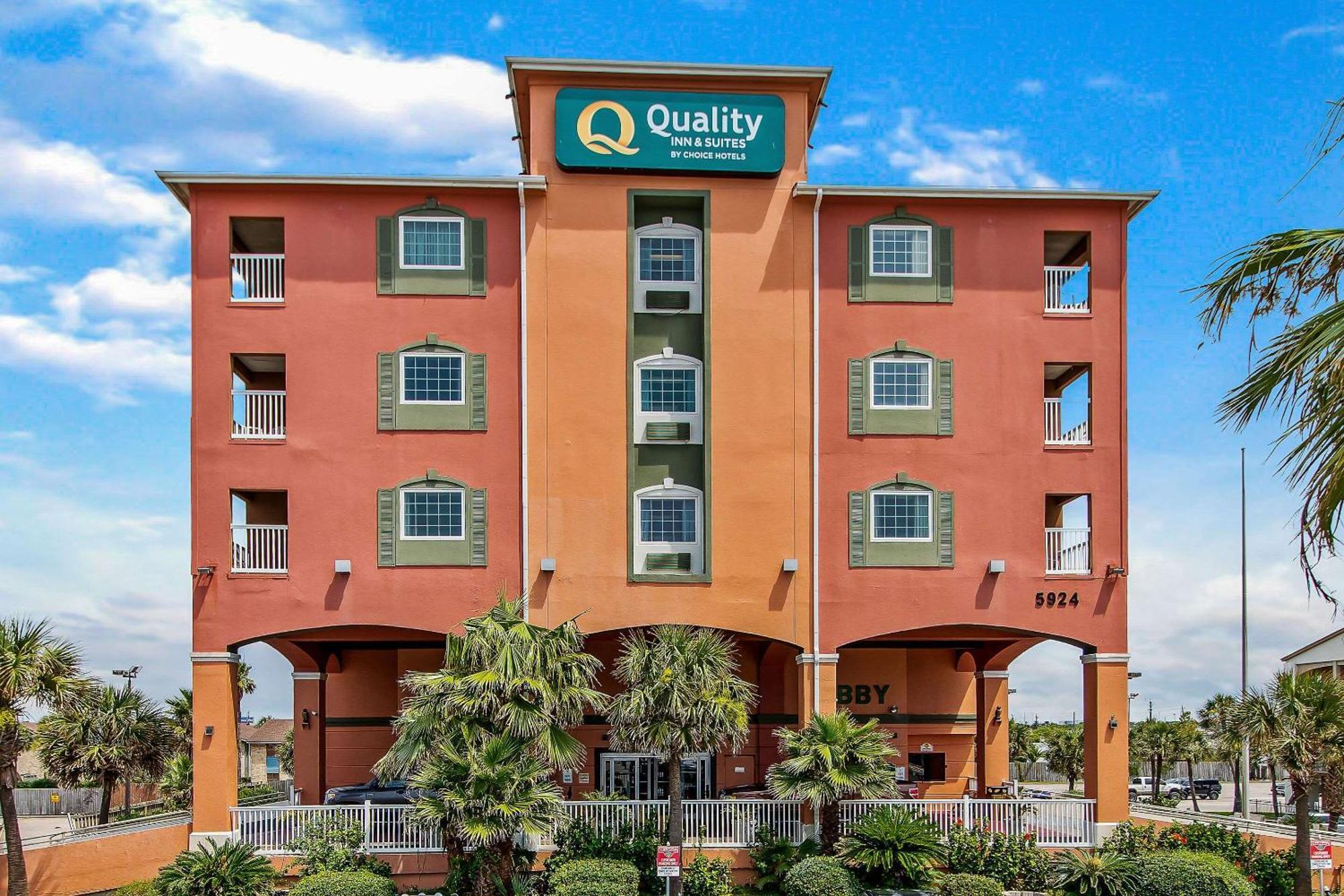 Quality Inn & Suites Galveston - Beachfront Buitenkant foto